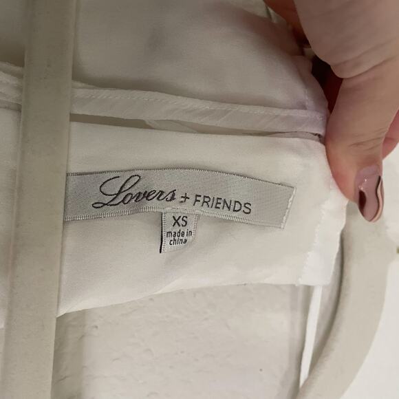 LOVER + FRIENDS White Wrap Tie Maxi Dress - Picture 10 of 13